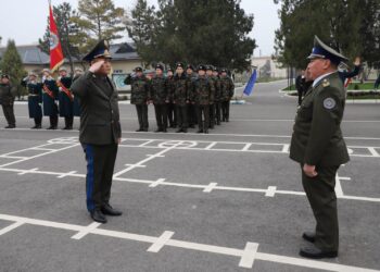 УКМК: Өзүнчө күзөт жана камсыздоо батальонунун жаш жоокерлери ант беришти