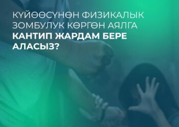 Кыргызстанда күйөөсүнөн зомбулук көргөн аялга кантип жардам бере аласыз?