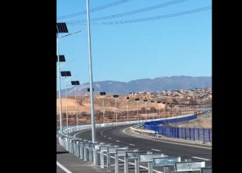 Өзгөн шаарын айланып өтүүчү унаа жолу аяктоо алдында турат (видео)