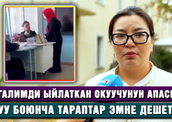 Мугалимди ыйлаткан окуучунун апасы… Чуу боюнча тараптар эмне дешет?