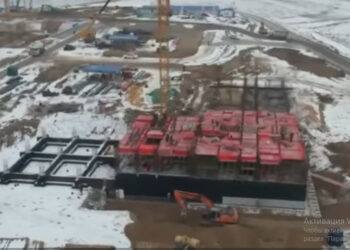 Бишкекте таштандыны кайра иштетүүчү заводдун курулушу уланууда (видео)