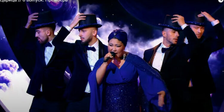 «Царица» шоусу: Бегимай Турусбекова жогорку упай менен кийинки турга өттү