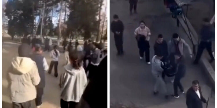 Таласта окуучулардын мушташынын видеосу тараган. Милиция эмне дейт?