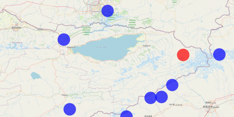 Ысык-Көлдө жер титиреди