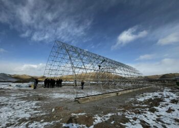 Нарында таштанды сорттоочу ишкана курулуп жатат