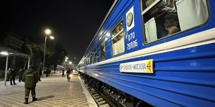Бишкек-Москва поезд каттамы пандемиядан кийин жанданды