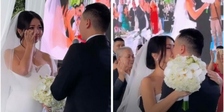 Казак актрисасы Асель Садвакасова жолдошу менен эки жолго түшкөнүн айтты