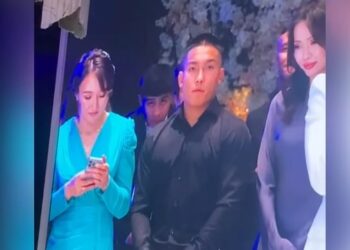 Айсулуу Тыныбекова менен жолдошунун тойдогу видеосу менен бөлүшүп жатышат