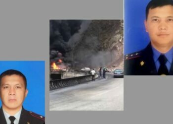 Төө-Ашуудагы өрттөн каза болгон 2 милиция кызматкери «Эрдик» ордени менен сыйланды