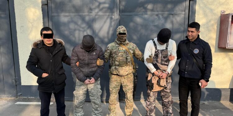 Ошто эл аралык баңгизат тобунун 3 мүчөсү кармалып, камакка алынды