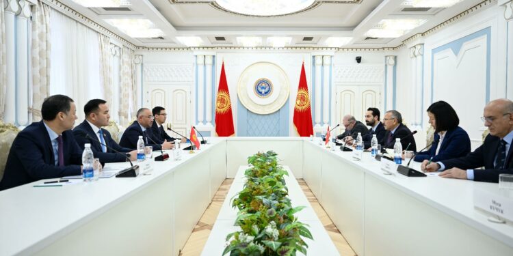 Жогорку Кеңештин төрагасы Түркиянын Улуу Улуттук жыйынынын делегациясы менен жолугушту