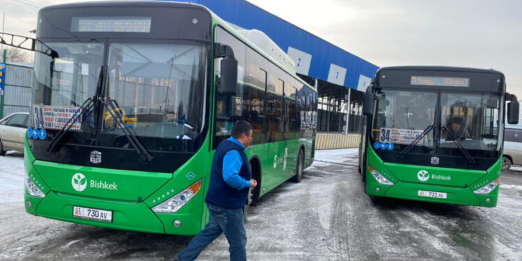 Бишкектеги №34 автобустун кыймылы жарым-жартылай өзгөртүлдү