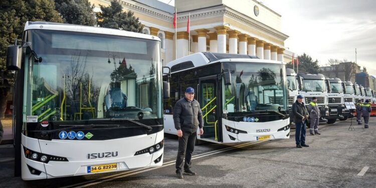 №61 автобустун кыймылы өзгөрдү