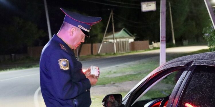 Ысык-Көлдө бир түндө 14 мас айдоочу кармалды