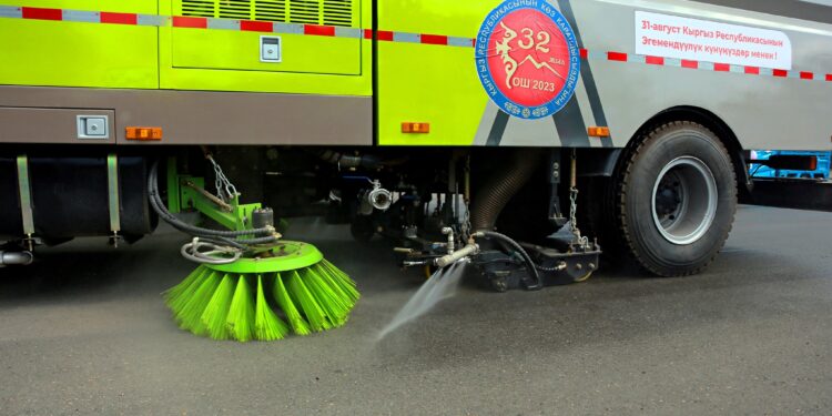 Ош шаарына жаңы 120 атайын техника сатып алынды