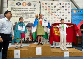 Аида Салянованын кызы Борбор Азиянын шахмат боюнча биринчилигинде 3-орун алды