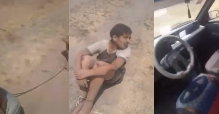 Тажикстанда атасы уулун унаага сүйрөтүп өлтүрүүгө шектелип жатат