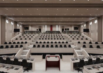 Жогорку Кеңештин имаратындагы реконструкция иштери аяктоо алдында турат