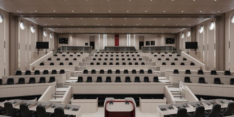 Жогорку Кеңештин имаратындагы реконструкция иштери аяктоо алдында турат