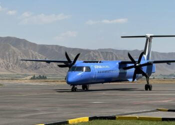 Нарын аэропортуна техникалык текшерүү максатында атайын учак келип конду