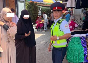 Ошто жүзүн жаап жүргөн 22 кыз-келинге айып салынды