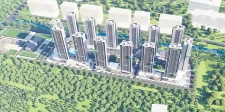 Бишкекте биринчи жолу 40 кабаттуу премиум класстагы турак жайдын курулушу башталууда