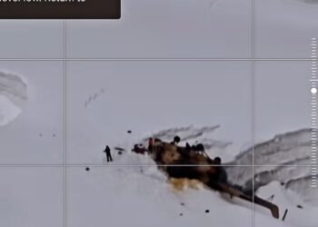 Жеңиш чокусунда калган альпинистти куткарууда зыянга учураган тик учактын видеосу тарады