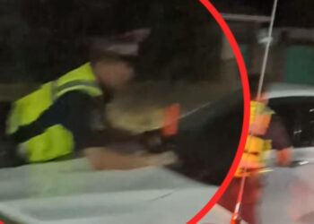 Сокулукта 17 жаштагы жигит жол тескөөчүнү унаанын капотунда сүйрөдү (видео)