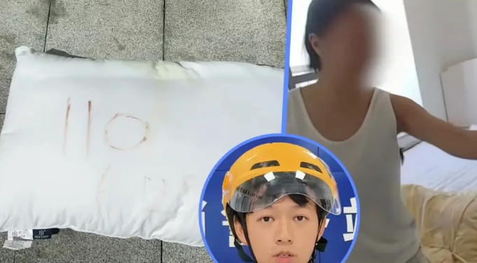 Кытайда жаздыкка кан менен жазылган жазуу аялдын өмүрүн сактап калды