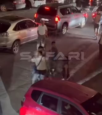 Бишкекте тойдон кийин мушташкан жарандардын видеосу тарады