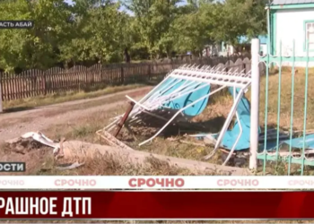 Казакстанда жол четиндеги балдарды өлтүрө сүзүп кеткен айдоочунун киши тааныбай жатканы айтылды