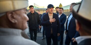 Садыр Жапаров жумушчу сапары менен Нарын облусуна барат