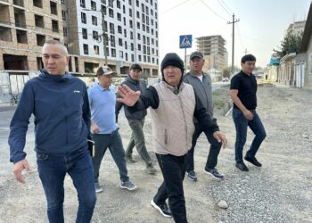 Мэр Токторбаев: «Курулуш компаниялары бузган жолдорун оңдошу керек»