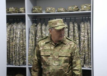 Кочкордо жаңы курулган аскер комиссариаттын имаратынын ачылыш аземи болуп өттү