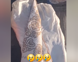 Таштандыга ыргытылган чепкендин видеосу тарады