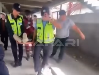 «Бишкекте курулуп жаткан үйдүн 5-кабатынан жумушчу кулап кетти» деген видео тарады