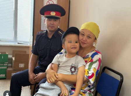 Бишкекте адашып кеткен бала табылды