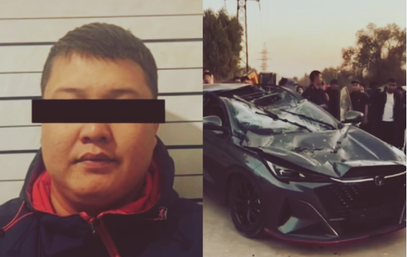 Бишкекте жеңил унааны экскаватор менен талкалап салган айдоочу үн катты (видео)