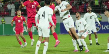 Футбол: Кыргызстандын жаштар курамасы Палестинаны жеңди