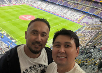 Нурлан Насип менен Урмат Усенов Эль-Класикого Сантьяго Бернабеу стадионунда күбө болушту