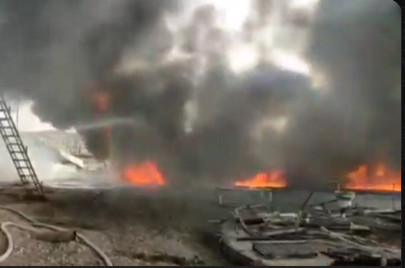 Баткенде мунай зат өндүрүүчү жайда өрт чыкты