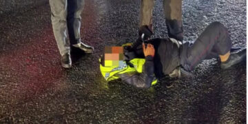 Чүйдө айдоочу кайгуул милициясынын кызматкерин сүзүп кетти