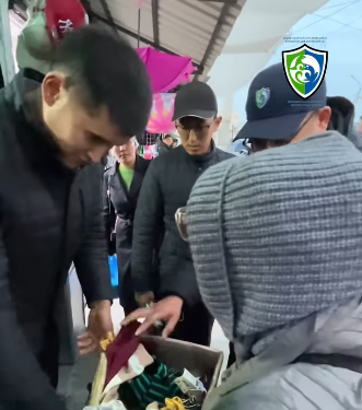 «Силерди нан урсун». Бишкектеги базарда рейд өттү