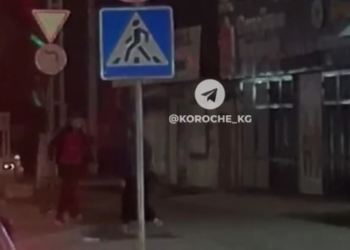 Бишкекте көчөдө сабалган кыз арыз жазуудан баш тартты