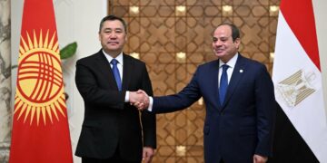 Садыр Жапаров Мисирдин президенти  Абдель-Фаттах Ас-Сиси менен жолугушту