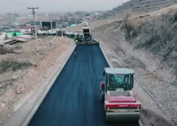 Бишкекте панорамага барчу жол жаңыланууда