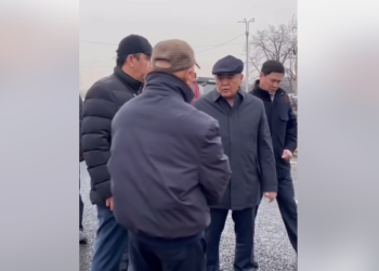 Камчыбек Ташиевдин ЦУМ жактагы курулушка барган видеосу тарады