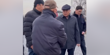 Камчыбек Ташиевдин ЦУМ жактагы курулушка барган видеосу тарады