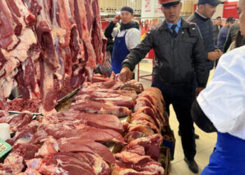 Бишкекте эт жана социалдык маанилүү азык-түлүк товарларынын бааларын көзөмөлдөө боюнча рейддер өткөрүлүүдө