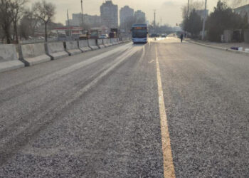 Бишкекте Жибек Жолу проспектисиндеги көпүрө реконструкциядан кийин ачылат